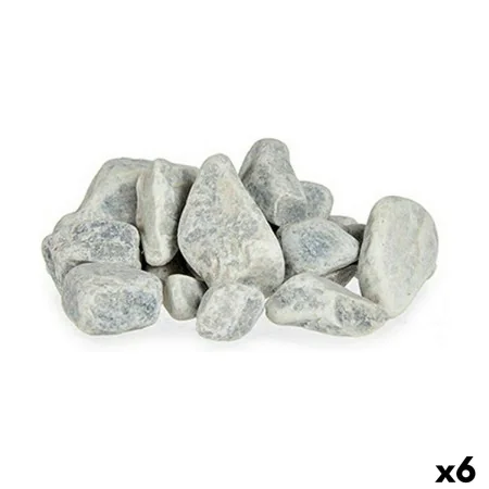 Pedras Decorativas 2 Kg Cinzento claro (6 Unidades) de Ibergarden, Pedras decorativas - Ref: S3625214, Preço: 15,85 €, Descon...