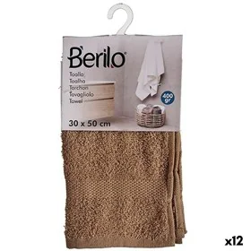 Badetuch Camel 30 x 50 cm (12 Stück) von Berilo, Handtücher - Ref: S3625233, Preis: 16,58 €, Rabatt: %