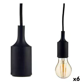 Suspension 60 W 220-250 V Noir Plastique (6 Unités) de Gift Decor, Suspensions - Réf : S3625260, Prix : 28,51 €, Remise : %