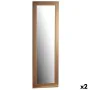 Miroir mural 41 x 131 x 1,5 cm Doré Bois verre (2 Unités) de Gift Decor, Miroirs muraux - Réf : S3625276, Prix : 68,84 €, Rem...