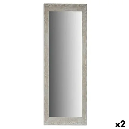 Espejo de pared Madera Blanco Vidrio 53,3 x 155 x 2 cm (2 Unidades) de Gift Decor, Espejos de pared - Ref: S3625281, Precio: ...