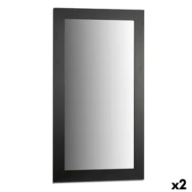 Wall mirror Black Wood Glass 64,5 x 84,5 x 1,5 cm (2 Units) by Gift Decor, Wall-Mounted Mirrors - Ref: S3625283, Price: 79,69...