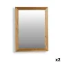 Specchio da parete Canada Marrone 60 x 80 x 2 cm (2 Unità) di Gift Decor, Specchi da parete - Rif: S3625286, Prezzo: 90,22 €,...