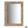 Wandspiegel Braun Holz Glas 66 x 85 x 2 cm (2 Stück) von Gift Decor, Wandspiegel - Ref: S3625297, Preis: 76,51 €, Rabatt: %