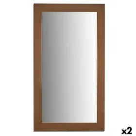 Wall mirror Golden Wood Glass 64,3 x 84,5 x 1,5 cm (2 Units) by Gift Decor, Wall-Mounted Mirrors - Ref: S3625298, Price: 79,6...