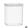 Frasco Transparente Silicone poliestireno ABS 3,3 L 10,5 x 23,7 x 21 cm (6 Unidades) de Gondol, Boiões e acessórios hermético...