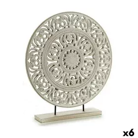 Decorative Figure Mandala White 7 x 49 x 44 cm (6 Units) by Gift Decor, Ornaments - Ref: S3625331, Price: 65,19 €, Discount: %