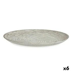 Centro de Mesa Espiral Blanco Madera MDF 34,5 x 3 x 34,5 cm (6 Unidades) de Gift Decor, Artículos para fiestas - Ref: S362534...