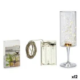 Grinalda de Luzes LED 290 cm Transparente (12 Unidades) de Gift Decor, Grinaldas luminosas - Ref: S3625347, Preço: 40,81 €, D...