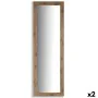 Espejo de pared Marrón Madera Vidrio 40 ,5 x 130,5 x 1,5 cm (2 Unidades) de Gift Decor, Espejos de pared - Ref: S3625351, Pre...