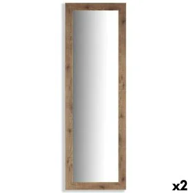 Wandspiegel Braun Holz Glas 40 ,5 x 130,5 x 1,5 cm (2 Stück) von Gift Decor, Wandspiegel - Ref: S3625351, Preis: 71,70 €, Rab...