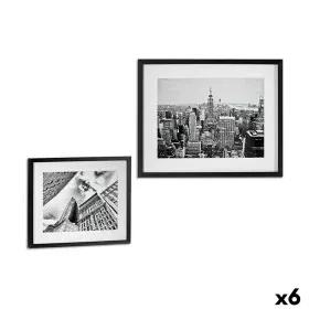 Quadro Edificio Legno Vetro 43 x 3 x 53 cm (6 Unità) di Gift Decor, Dipinti - Rif: S3625354, Prezzo: 70,22 €, Sconto: %