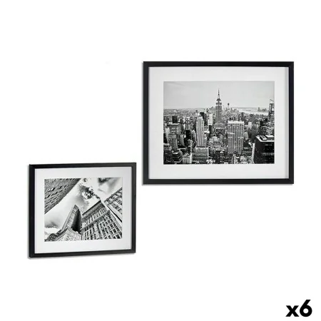 Quadro Edificio Legno Vetro 43 x 3 x 53 cm (6 Unità) di Gift Decor, Dipinti - Rif: S3625354, Prezzo: 77,52 €, Sconto: %