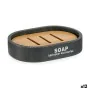 Soap dish Brown Grey Resin 8 x 2,5 x 12,5 cm (12 Units) by Berilo, Stands and dispensers - Ref: S3625378, Price: 39,83 €, Dis...