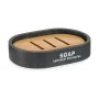 Soap dish Brown Grey Resin 8 x 2,5 x 12,5 cm (12 Units) by Berilo, Stands and dispensers - Ref: S3625378, Price: 39,83 €, Dis...