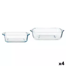 Set de Fuentes de Cocina Borcam Cuadrada (4 Unidades) de Pasabahce, Platos y fuentes - Ref: S3625386, Precio: 35,86 €, Descue...