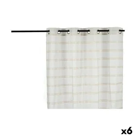 Rideau Rayures Beige 140 x 0,1 x 260 cm (6 Unités) de Gift Decor, Rideaux et draperies - Réf : S3625405, Prix : 65,19 €, Remi...