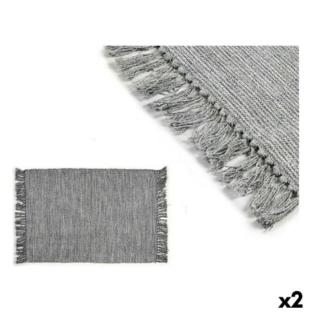 Alfombra Gris 10 x 10 x 40 cm 180 x 120 x 1 cm (2 Unidades) de Gift Decor, Alfombras infantiles - Ref: S3625407, Precio: 13,7...