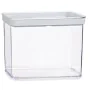 Tarro Transparente Silicona Poliestireno ABS 2,2 L 10,5 x 16,1 x 21 cm (9 Unidades) de Gondol, Botes herméticos y accesorios ...