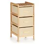 Chest of drawers Cream Wood Textile 36 x 66 x 34 cm (2 Units) by Kipit, Chest of Drawers - Ref: S3625436, Price: 57,83 €, Dis...