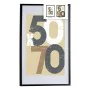 Cornice Portafoto 62,5 x 2,5 x 92,5 cm Nero Plastica Legno MDF (6 Unità) di Gift Decor, Cornici da parete e da tavolo - Rif: ...