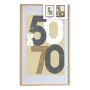 Cadre photo 62,5 x 2,5 x 92,5 cm Naturel Plastique Bois MDF (6 Unités) de Gift Decor, Cadres muraux et de table - Réf : S3625...