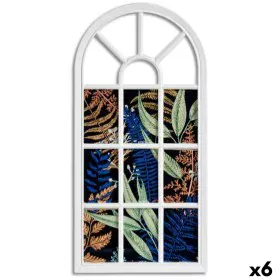 Bilderrahmen für die Wand Fenster Weiß Glas Kunststoff 34,5 x 2,5 x 69,5 cm (6 Stück) von Gift Decor, Wand- und Tischrahmen -...