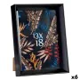 Photo frame 15,2 x 3,5 x 20,2 cm Black Plastic Glass (6 Units) by Gift Decor, Table and wall frames - Ref: S3625468, Price: 1...