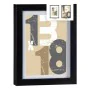 Marco de Fotos 18 x 23 x 2,5 cm Negro Vidrio Madera MDF (6 Unidades) de Gift Decor, Marcos de pared y mesa - Ref: S3625474, P...