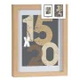 Portafoto da Parete Naturale Vetro Legno MDF 20,5 x 2,5 x 26,5 cm (6 Unità) di Gift Decor, Cornici da parete e da tavolo - Ri...