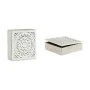 Caja Decorativa Blanco Madera 22 x 7,5 x 22 cm (4 Unidades) de Gift Decor, Cajas - Ref: S3625505, Precio: 29,84 €, Descuento: %