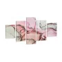 Set of 5 pictures Canvas Marble Pink (4 Units) by Gift Decor, Prints on Canvas - Ref: S3625514, Price: 69,84 €, Discount: %