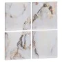 Set of 4 pictures Canvas Marble White 35 x 7 x 35 cm (6 Units) by Gift Decor, Prints on Canvas - Ref: S3625517, Price: 56,94 ...