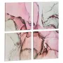 Set of 4 pictures Canvas Pink Marble 35 x 7 x 35 cm (6 Units) by Gift Decor, Prints on Canvas - Ref: S3625518, Price: 56,94 €...