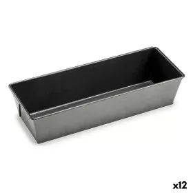 Rectangular Mould Dark grey Metal Carbon steel 11,5 x 7,7 x 31 cm (12 Units) by Kinvara, Cake and sponge moulds - Ref: S36255...