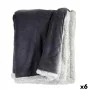 Blanket White Grey 130 x 1 x 170 cm (6 Units) by Gift Decor, Blankets and bedcovers - Ref: S3625534, Price: 89,72 €, Discount: %