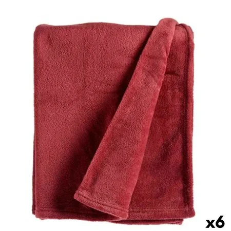 Blanket Dark pink 150 x 0,5 x 200 cm (6 Units) by Gift Decor, Blankets and bedcovers - Ref: S3625541, Price: 71,70 €, Discoun...