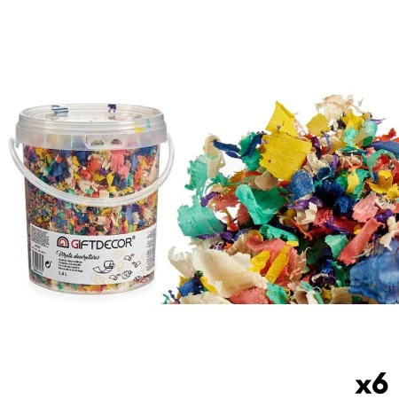 Decorative Shavings 1,4 L Multicolour (6 Units) by Gift Decor, Artificial Flowers - Ref: S3625552, Price: 6,12 €, Discount: %