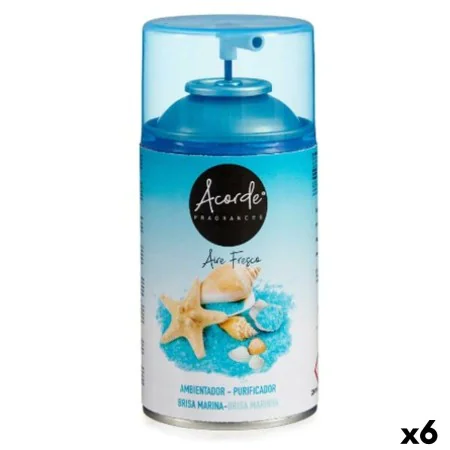 Recargas de Ambientador Brisa marinha 250 ml (6 Unidades) de Acorde, Ambientadores - Ref: S3625555, Preço: 10,09 €, Desconto: %