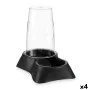 Pet feeding dish Dispenser Black polypropylene 3,5 L 21,5 x 32,5 x 32,5 cm (4 Units) by Mascow, Bowls - Ref: S3625586, Price:...