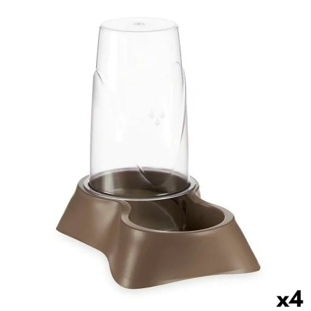 Pet feeding dish Dispenser Brown polypropylene 3,5 L 21,5 x 32,5 x 32,5 cm (4 Units) by Mascow, Bowls - Ref: S3625587, Price:...