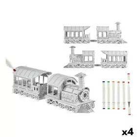 Travaux Manuel en papier Train (4 Unités) de Pincello, Travaux manuels avec papier - Réf : S3625591, Prix : 62,22 €, Remise : %