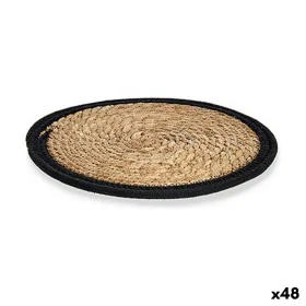 Table Mat Natural Black 30 x 1 x 30 cm (48 Units) by Gift Decor, Place Mats - Ref: S3625618, Price: 112,09 €, Discount: %