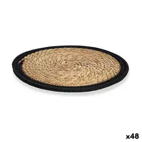 Salvamantel Natural Negro 30 x 1 x 30 cm (48 Unidades) de Gift Decor, Salvamanteles individuales - Ref: S3625618, Precio: 123...