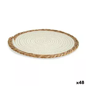 Salvamantel Natural Blanco 30 x 1 x 30 cm (48 Unidades) de Gift Decor, Salvamanteles individuales - Ref: S3625620, Precio: 12...