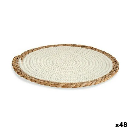 Individuais Natural Branco 30 x 1 x 30 cm (48 Unidades) de Gift Decor, Toalhas de mesa individuais - Ref: S3625620, Preço: 12...