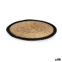 Table Mat Natural Black 35 x 1 x 35 cm (48 Units) by Gift Decor, Place Mats - Ref: S3625621, Price: 136,29 €, Discount: %