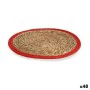 Dessous de plat Naturel Rouge 35 x 1 x 35 cm (48 Unités) de Gift Decor, Sets de table - Réf : S3625624, Prix : 123,76 €, Remi...