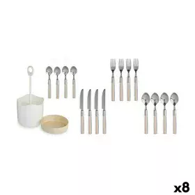 Set de Cubiertos Beige Acero Inoxidable (8 Unidades) de Kinvara, Juegos de cubertería - Ref: S3625629, Precio: 86,60 €, Descu...