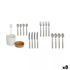 Cutlery Set Brown Stainless steel (8 Units) by Kinvara, Cutlery sets - Ref: S3625630, Price: 86,60 €, Discount: %